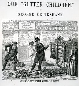 Unsere Gassenkinder, 1869 von George Cruikshank